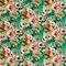 Upholstery Fabric - Green,Pink Floral Upholstery Fabric 54 Inches"